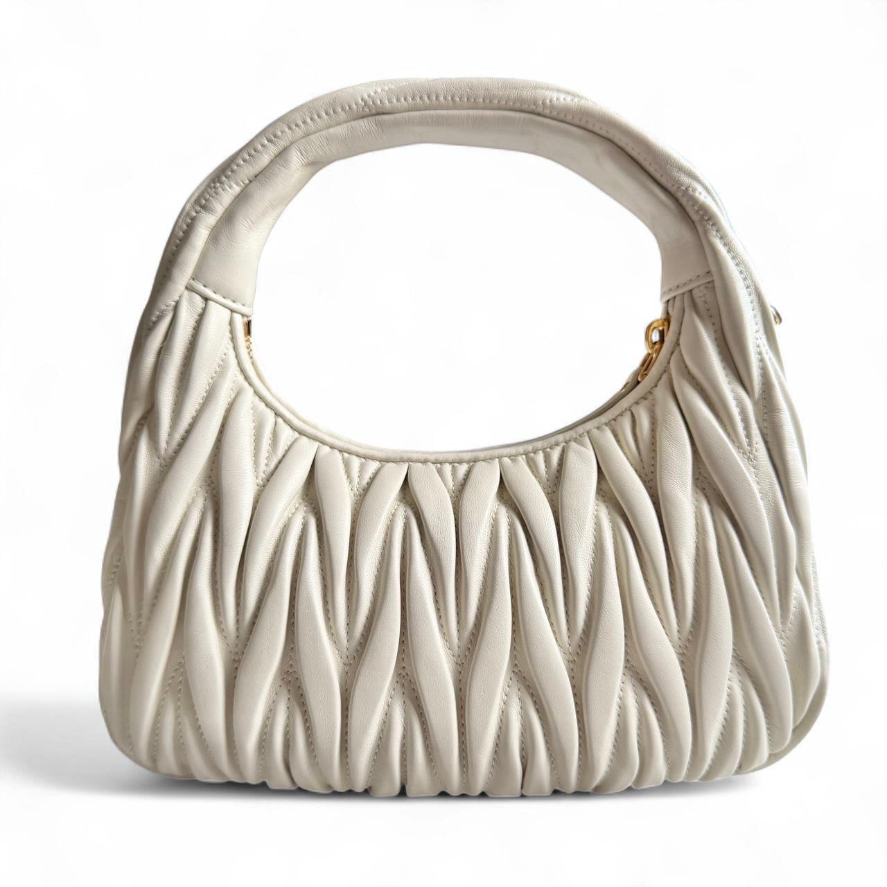 MIU MIU Matelassé Leather Wander Top-Handle Bag
