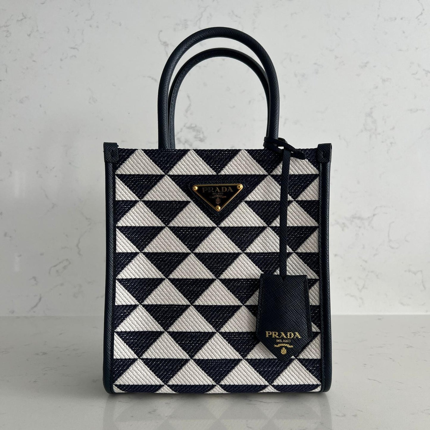 Prada Symbole Mini Shopper Tote