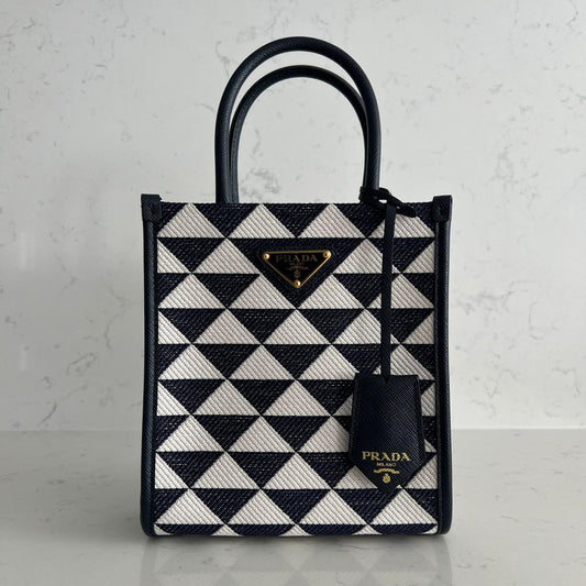 Prada Symbole Mini Shopper Tote
