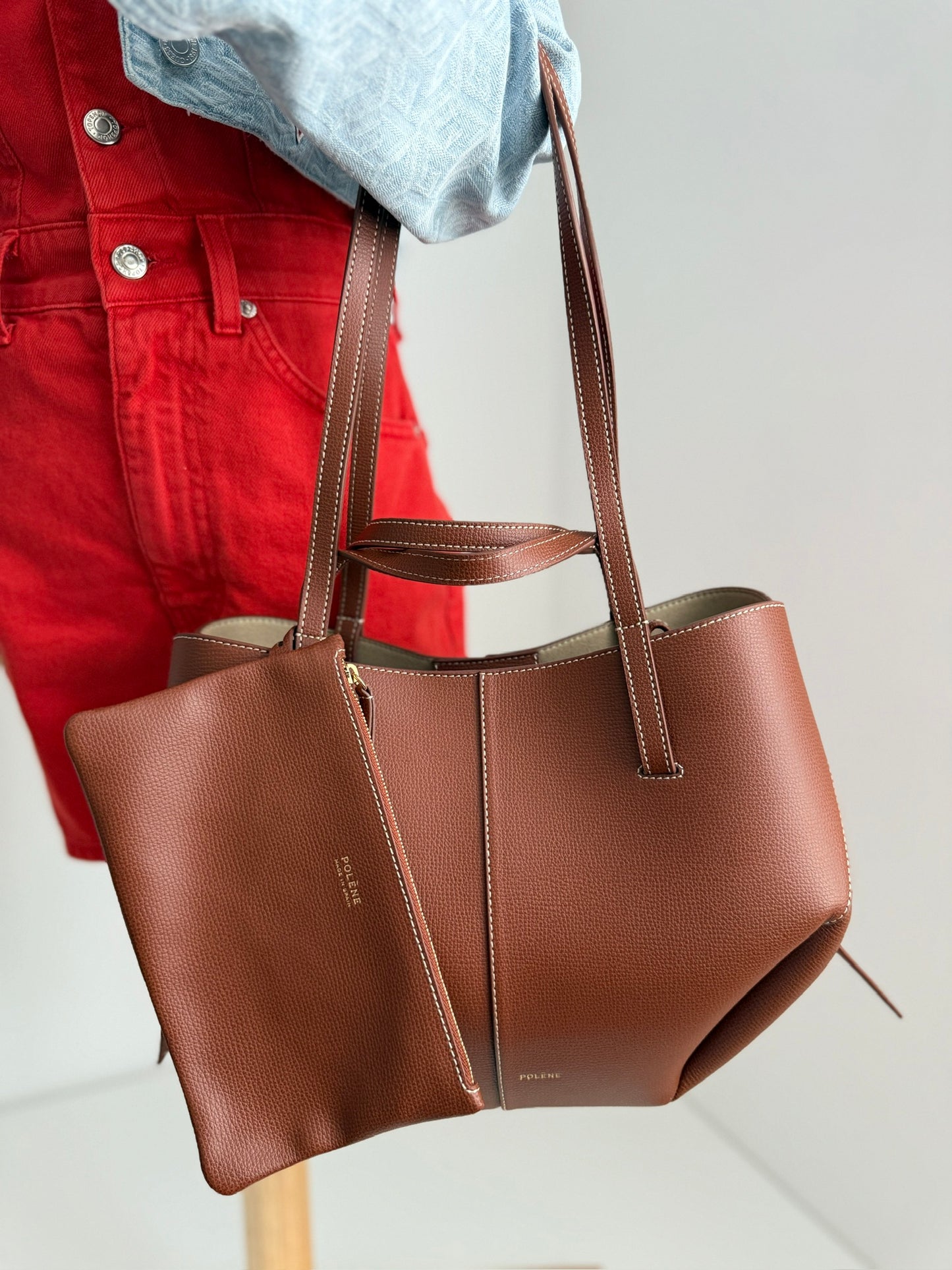 Polène Cyme Mini – Cognac