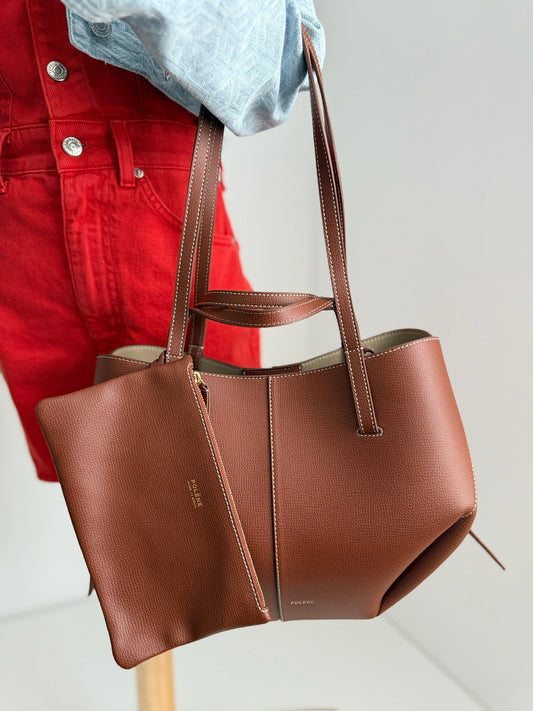 Polène Cyme Mini – Cognac