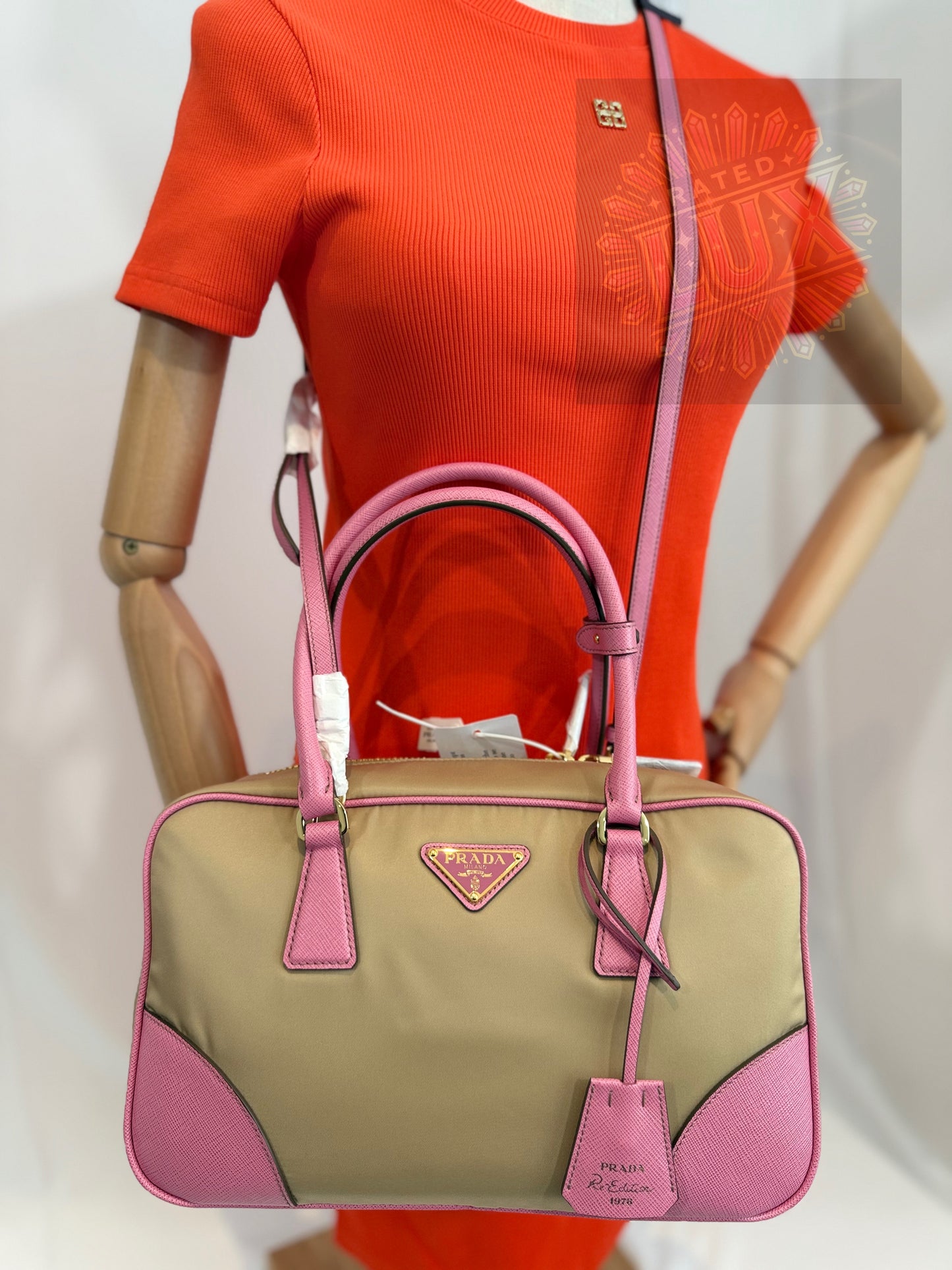Prada Re-Edition 1978 Medium Re-Nylon and Saffiano Leather Bag