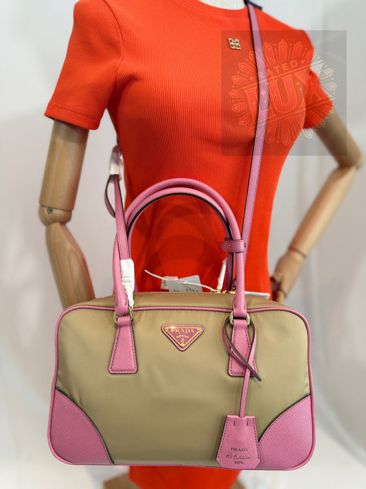Prada Re-Edition 1978 Medium Re-Nylon and Saffiano Leather Bag