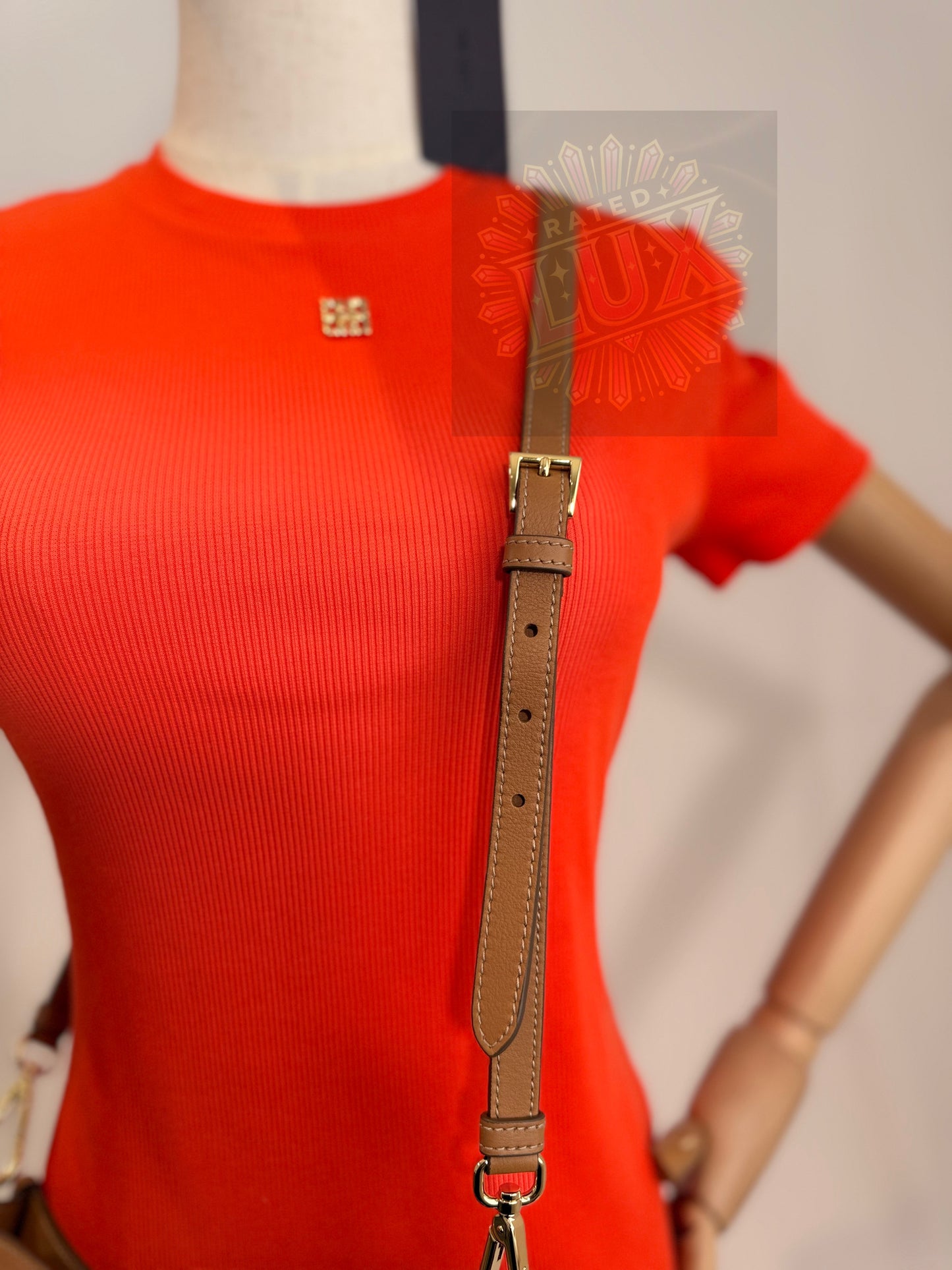 Prada Triangle Logo Leather Crossbody Bag