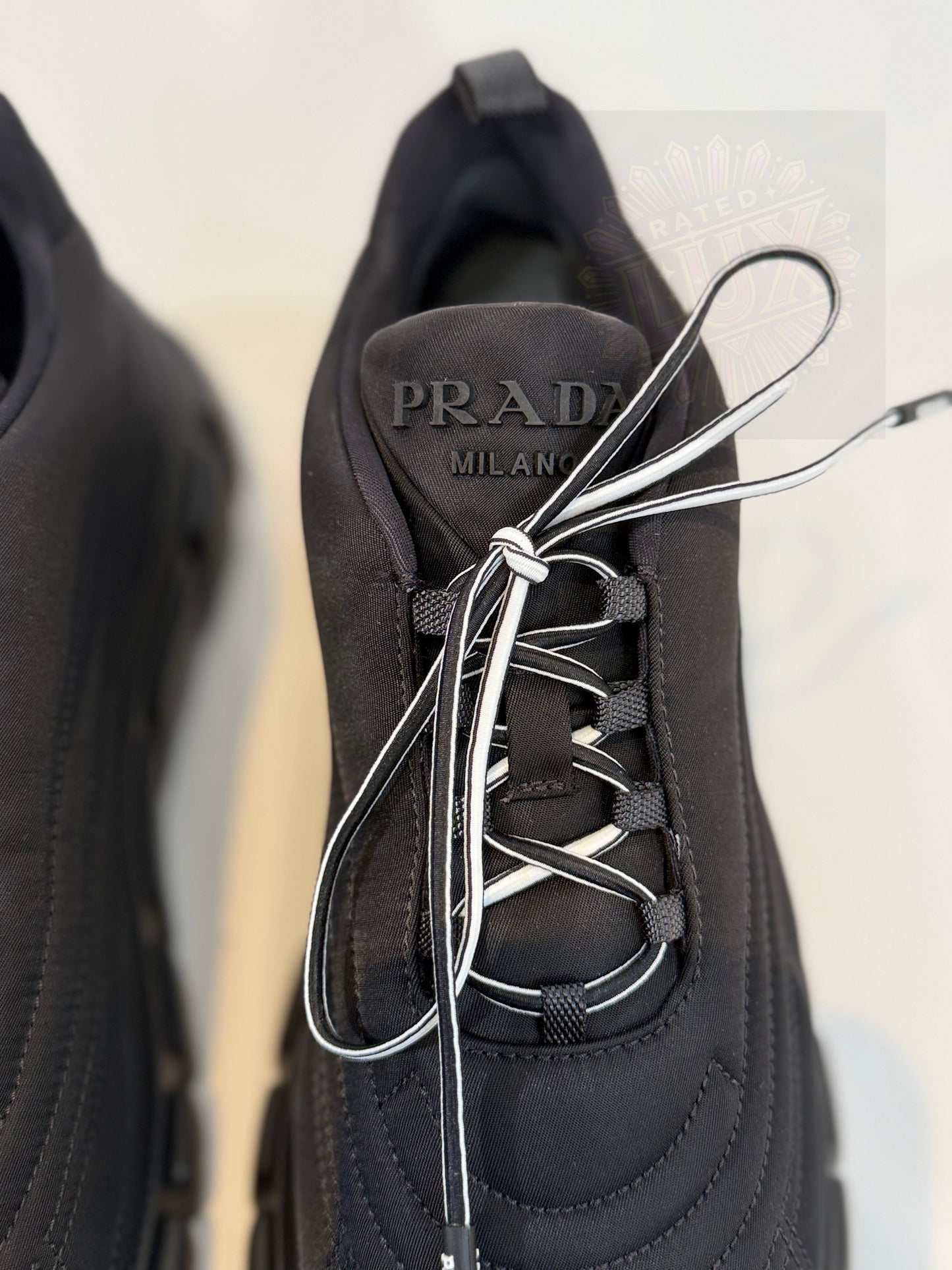 Prada Re-Nylon Sneakers - Black