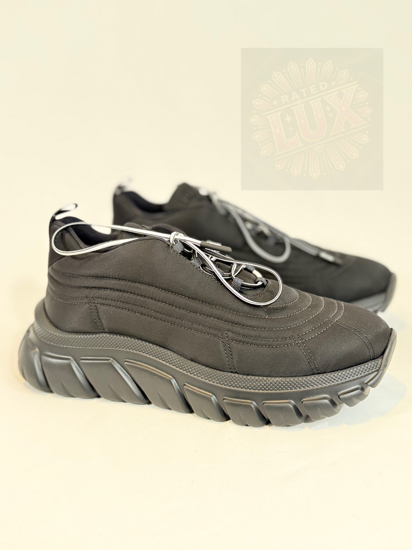 Prada Re-Nylon Sneakers - Black
