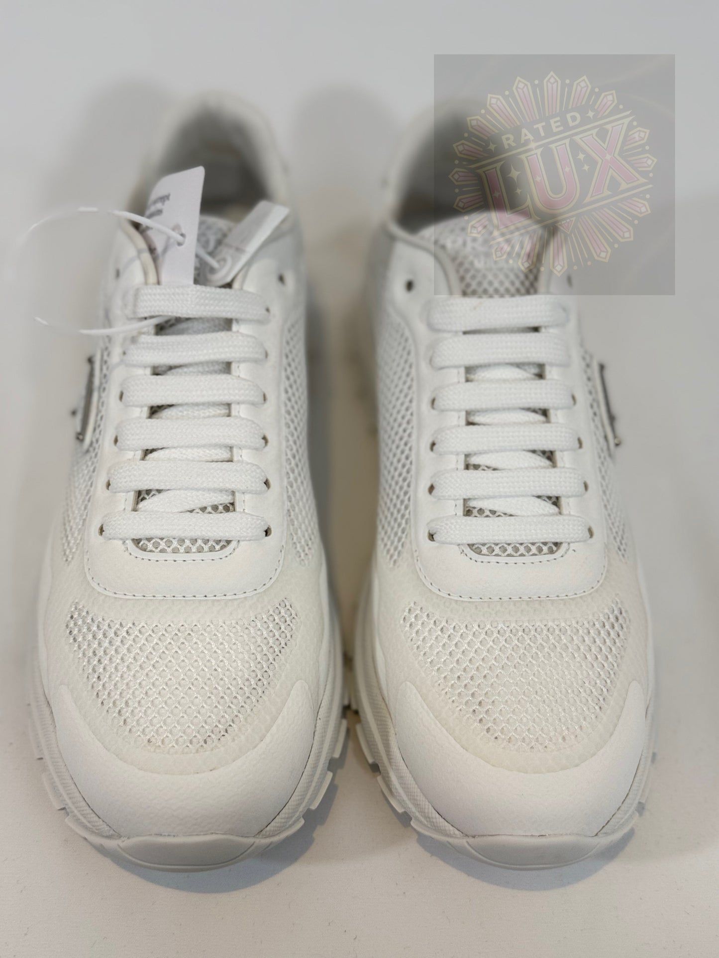 Prada Logo Sneakers - White