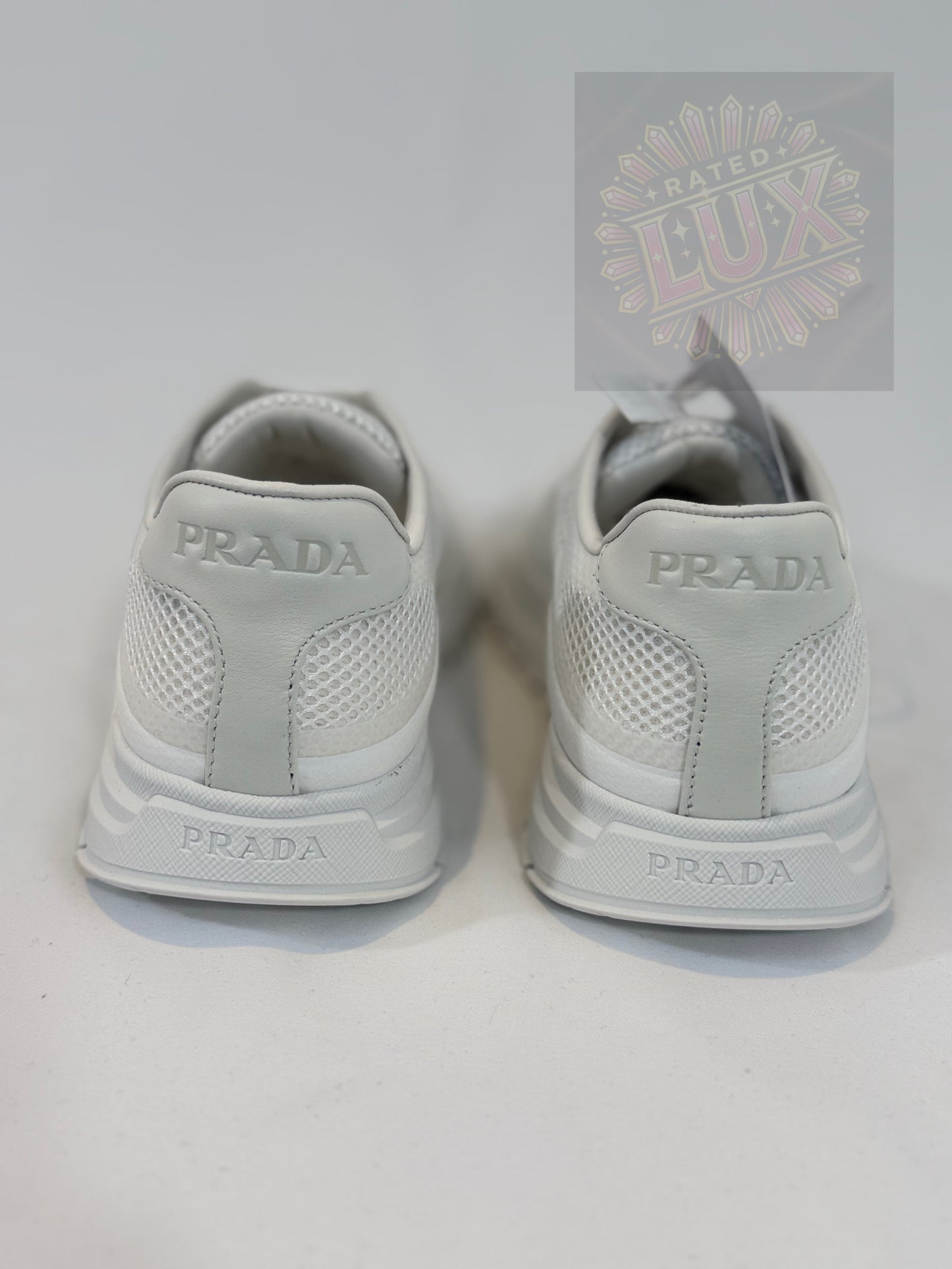 Prada Logo Sneakers - White