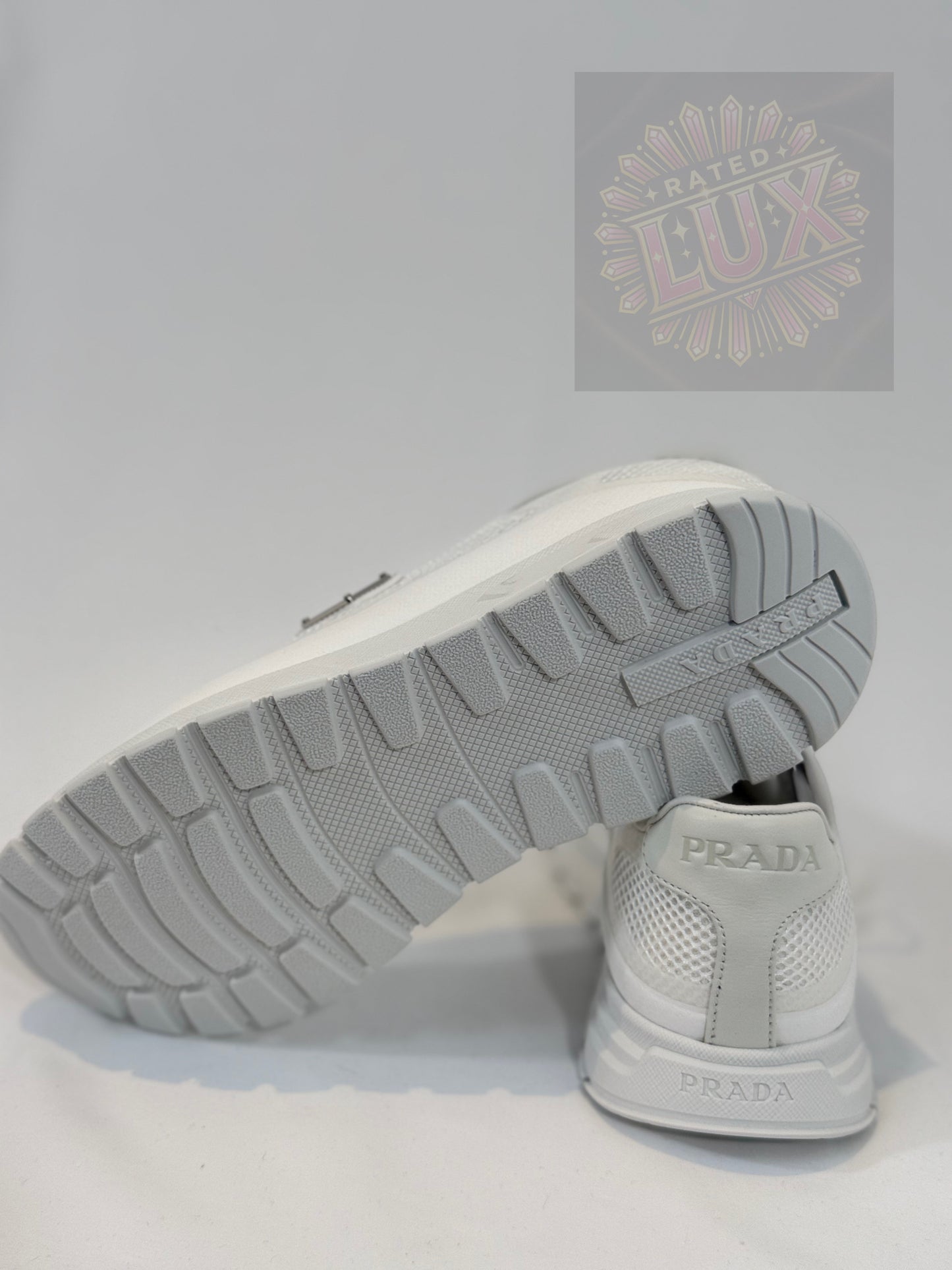 Prada Logo Sneakers - White