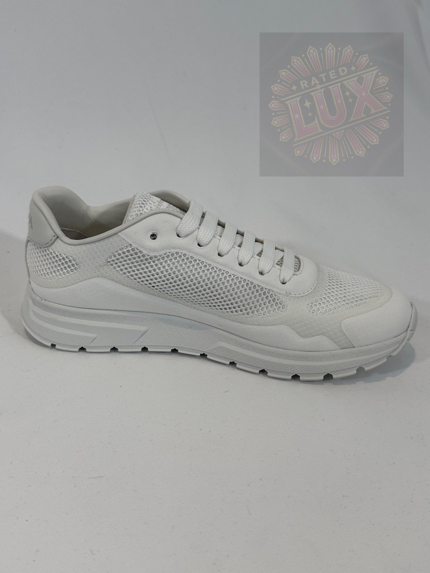 Prada Logo Sneakers - White