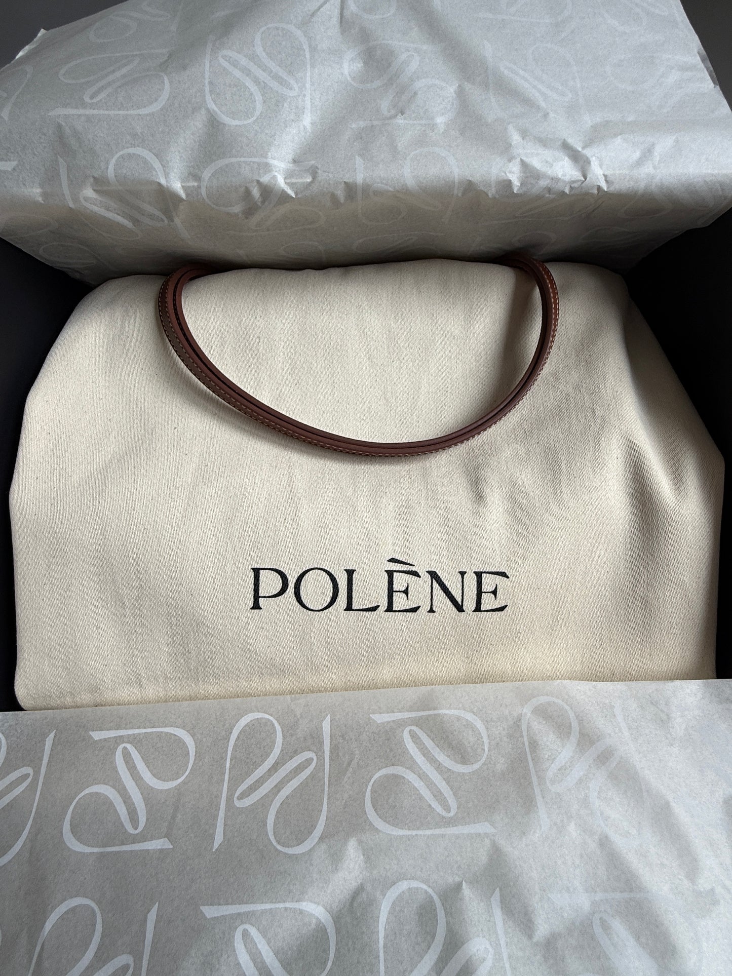 Polène Cyme Mini – Cognac