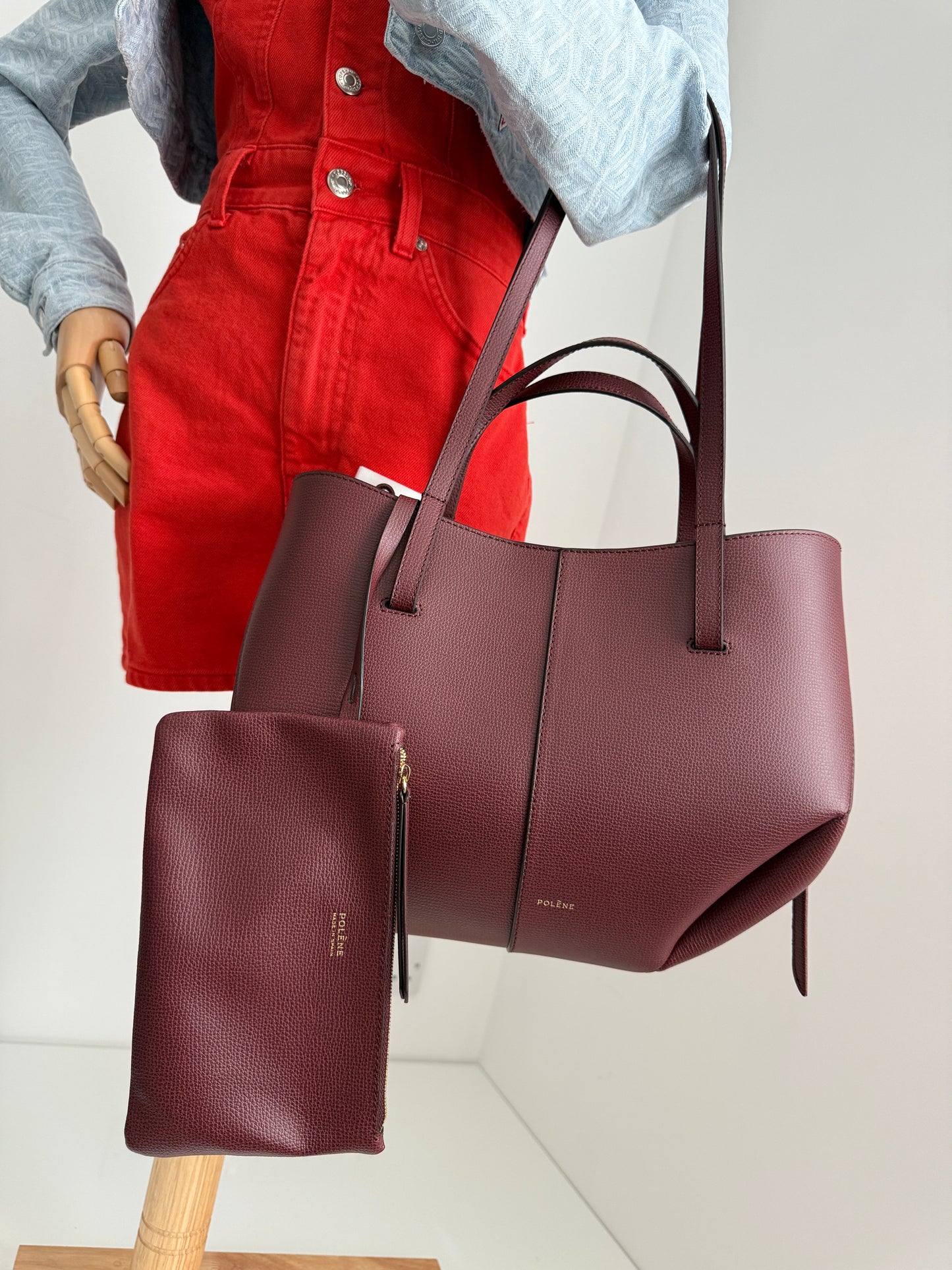 Polène Cyme Mini – Black Cherry