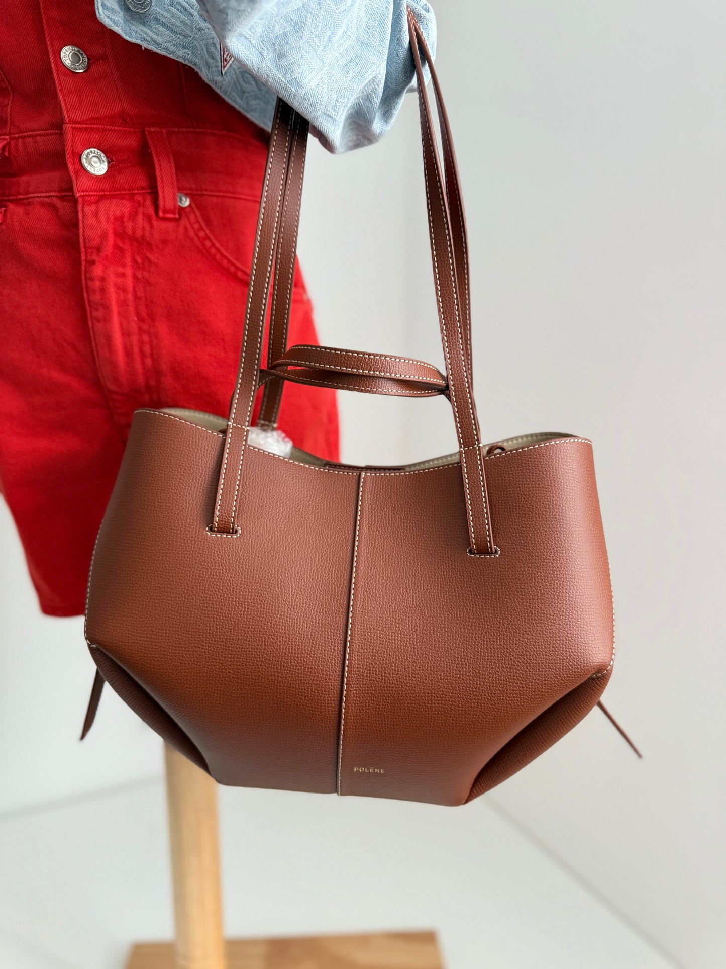 Polène Cyme Mini – Cognac