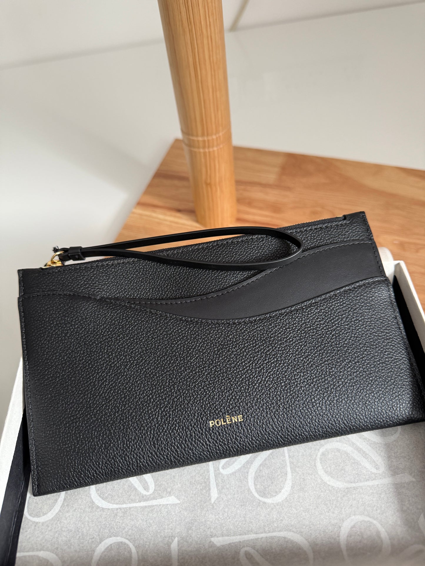 Polène Paris Sierra Pouch – Duo Black