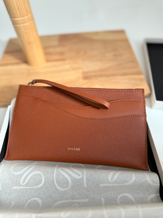 Polène Paris Sierra Pouch – Duo Cognac