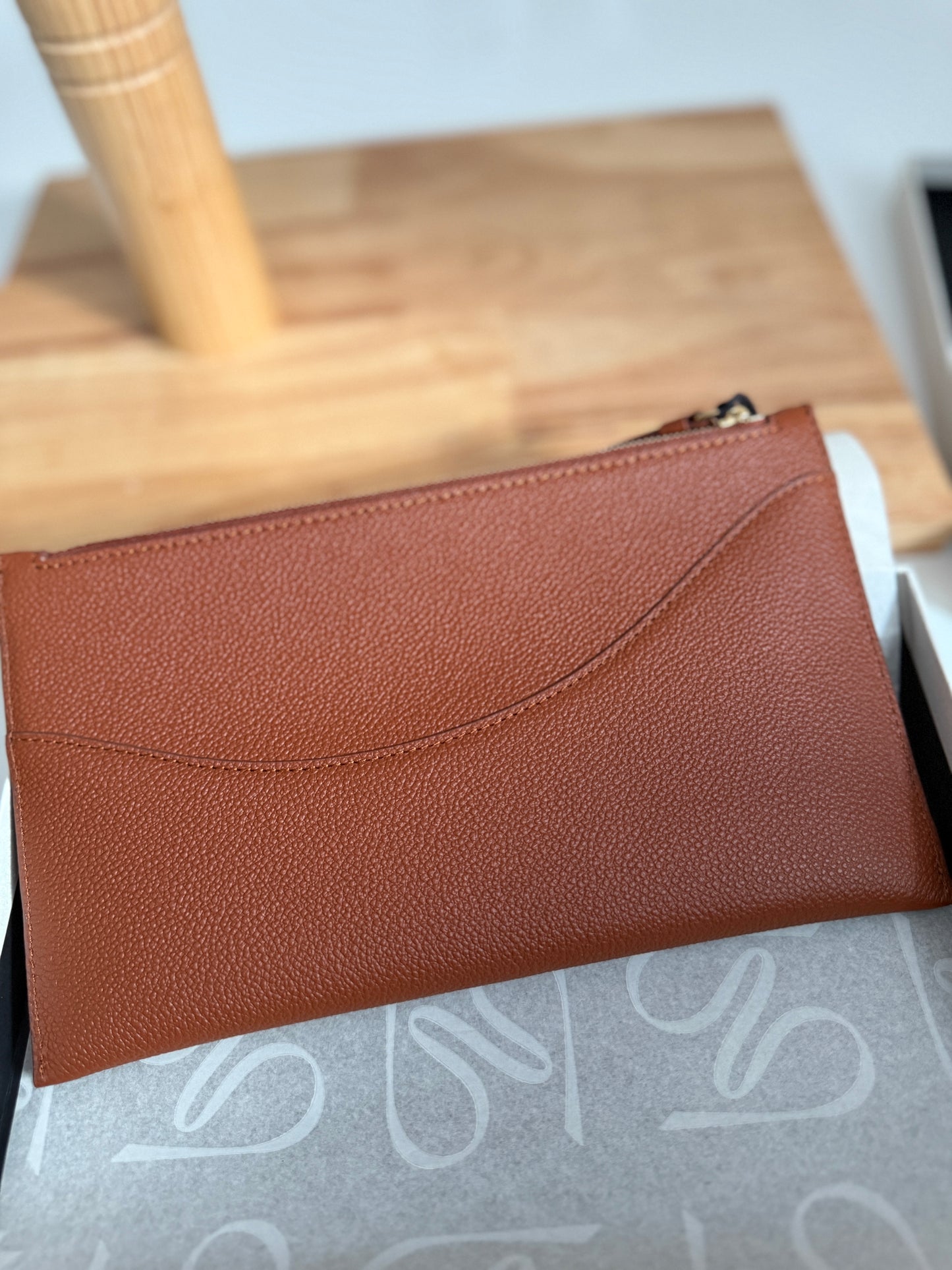 Polène Paris Sierra Pouch – Duo Cognac
